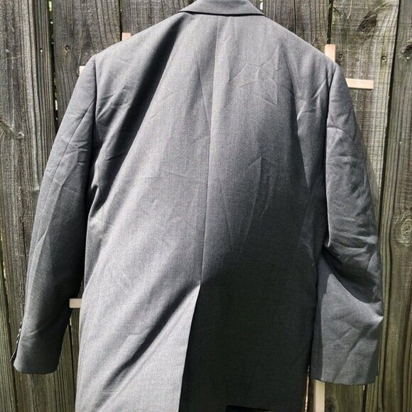 46R Brooks Brothers Gray Golden Fleece Wool Blazer Full Canvas Fitzgerald Jacket - Picture 3 of 11